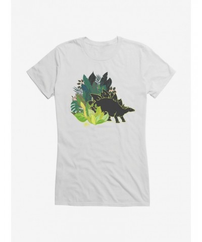 Jurassic World Stegosaurus Habitat Girls T-Shirt $8.96 T-Shirts