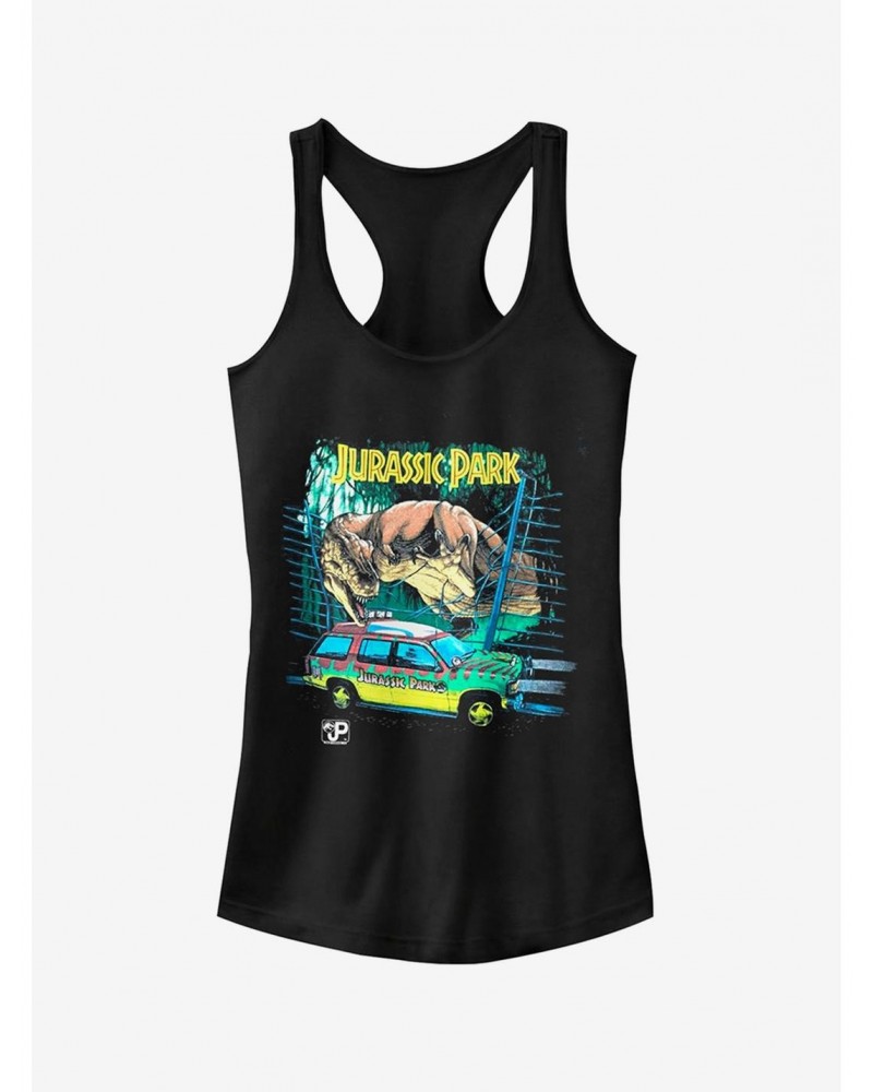 Car Chase Scene Girls Tank $8.57 Tanks