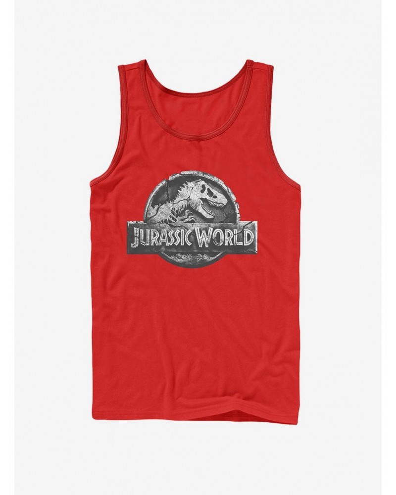 Jurassic World Fallen Kingdom Logo Tank $7.77 Tanks