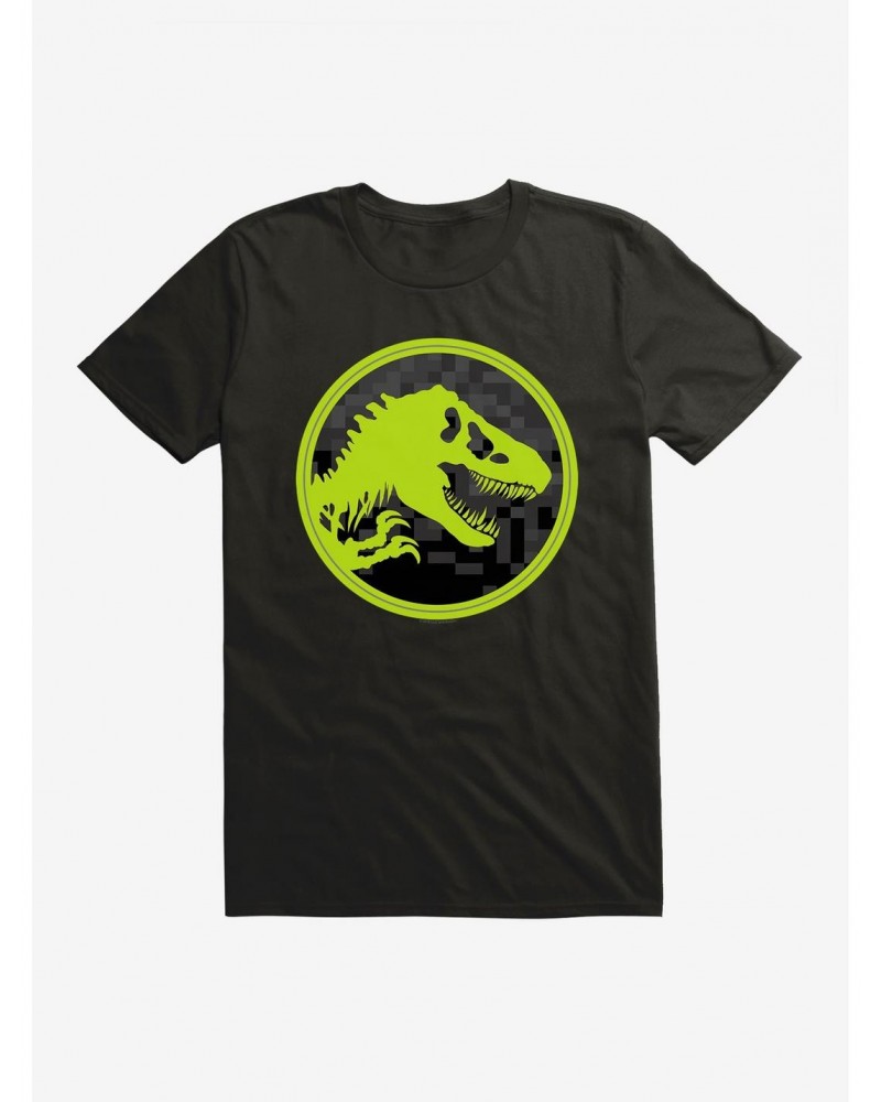 Jurassic World Green Neon Logo T-Shirt $6.31 T-Shirts