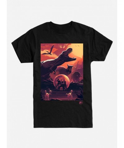 Jurassic World Volcano Eruption Chaos T-Shirt $9.56 T-Shirts