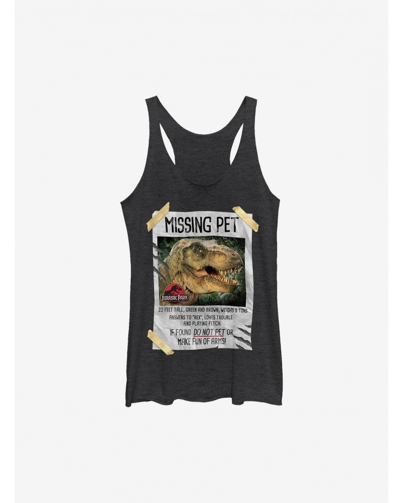 Jurassic Park Missing Pet Girls Tank $8.91 Tanks