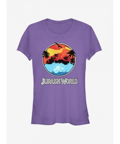 Jurassic World Fallen Kingdom Apocalypse Logo Girls T-Shirt $6.77 T-Shirts