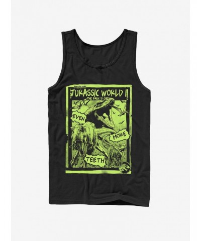 Jurassic World Fallen Kingdom More Teeth Poster Tank $6.77 Tanks