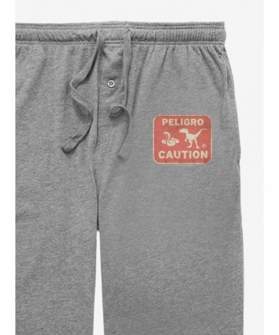 Jurassic World Caution Snake Sign Pajama Pants $9.16 Pants