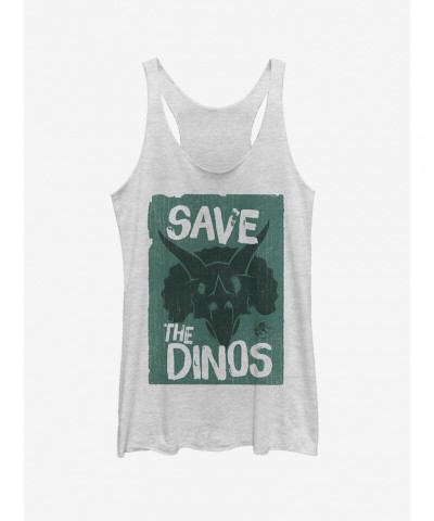 Jurassic World Fallen Kingdom Save the Dinos Cartoon Girls Tank $9.12 Tanks