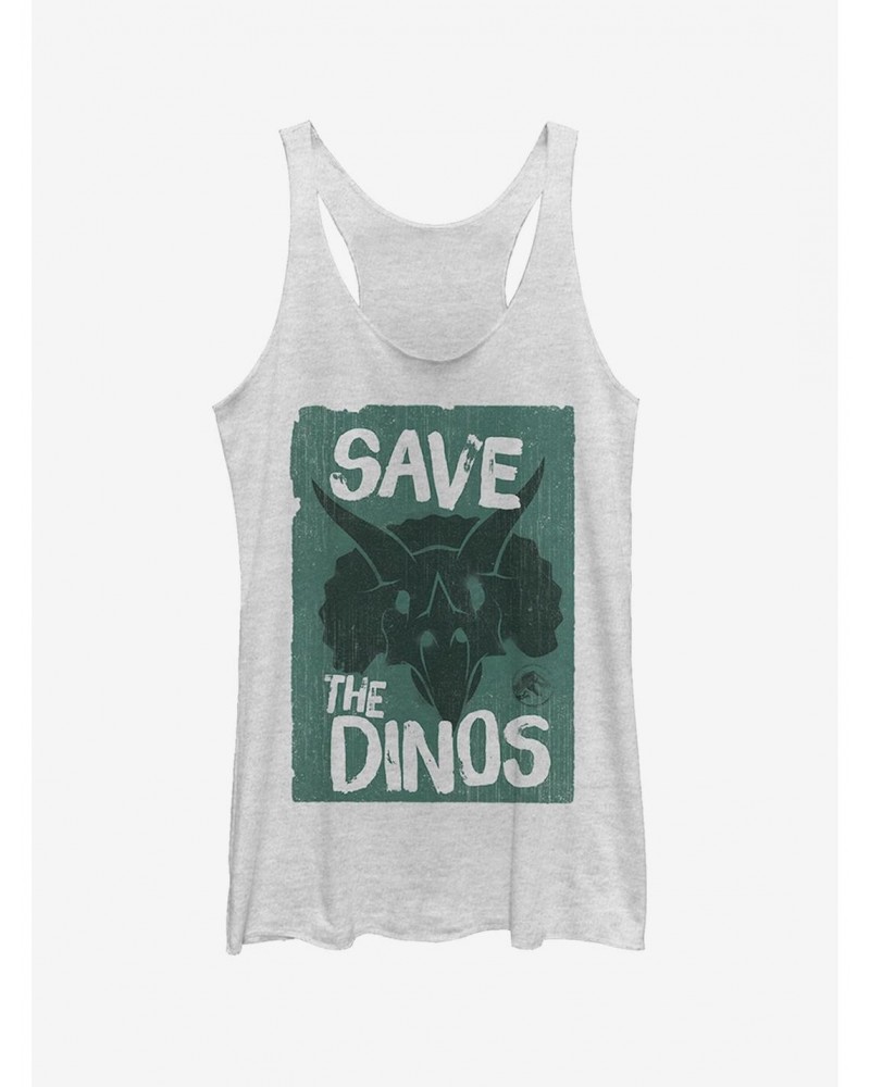 Jurassic World Fallen Kingdom Save the Dinos Cartoon Girls Tank $9.12 Tanks