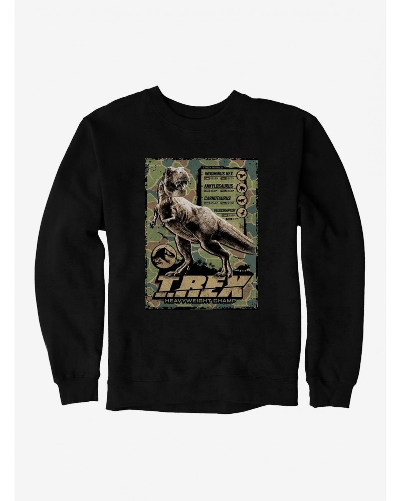 Jurassic World T.Rex Heavyweight Champ Sweatshirt $10.92 Sweatshirts