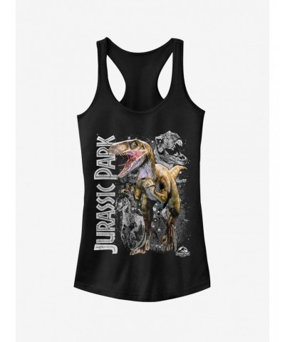 Raptor Dino Shadows Girls Tank $6.97 Tanks