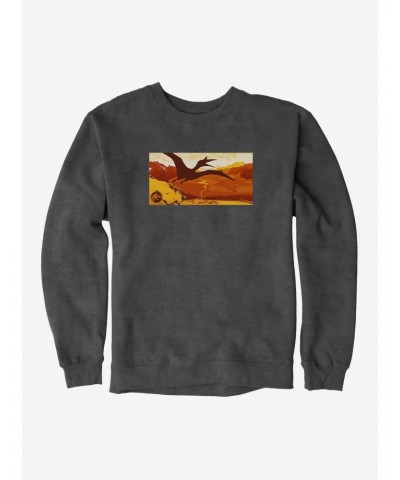 Jurassic World Dominion Pterodactyl Over The World Sweatshirt $13.28 Sweatshirts