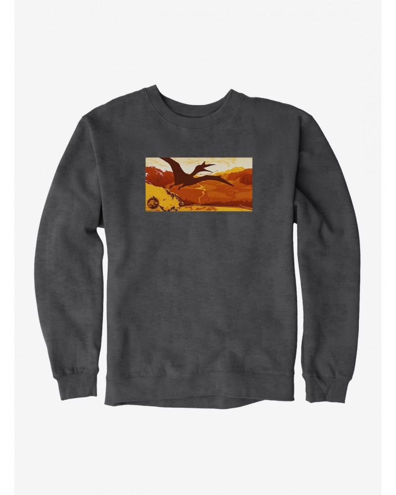 Jurassic World Dominion Pterodactyl Over The World Sweatshirt $13.28 Sweatshirts