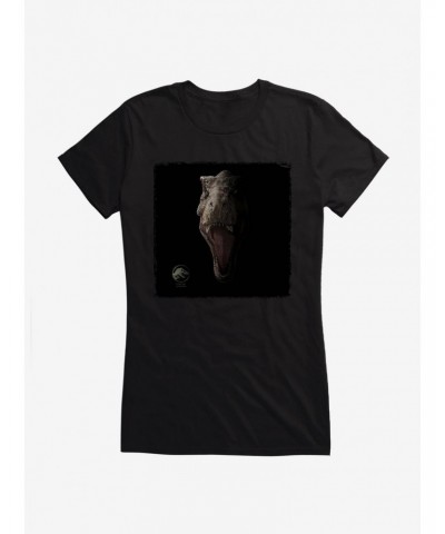 Jurassic World Haunted T Rex Head Girls T-Shirt $7.37 T-Shirts