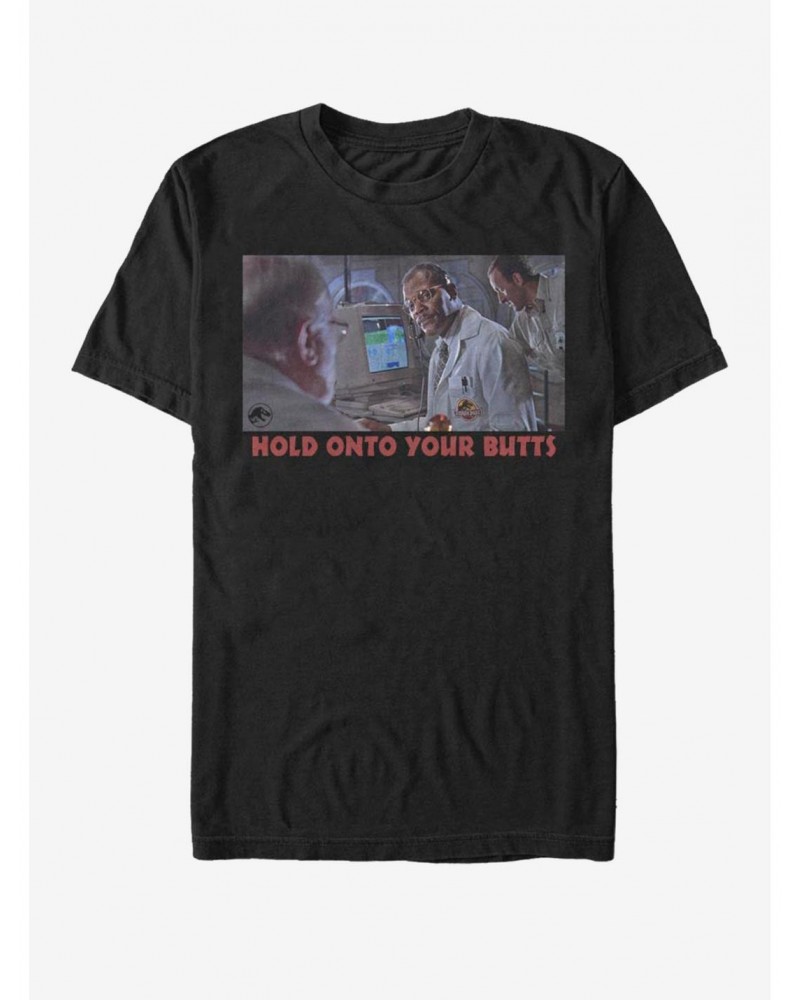 Jurassic Park Hold Onto Your Butts T-Shirt $6.50 T-Shirts