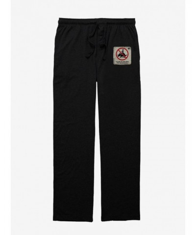 Jurassic World No Triceratops Ride Sign Pajama Pants $8.96 Pants