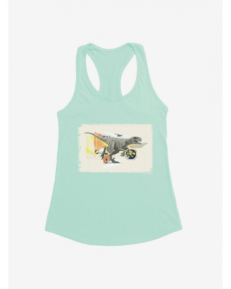 Jurassic World Dominion Raptor Run Girls Tank $5.98 Tanks