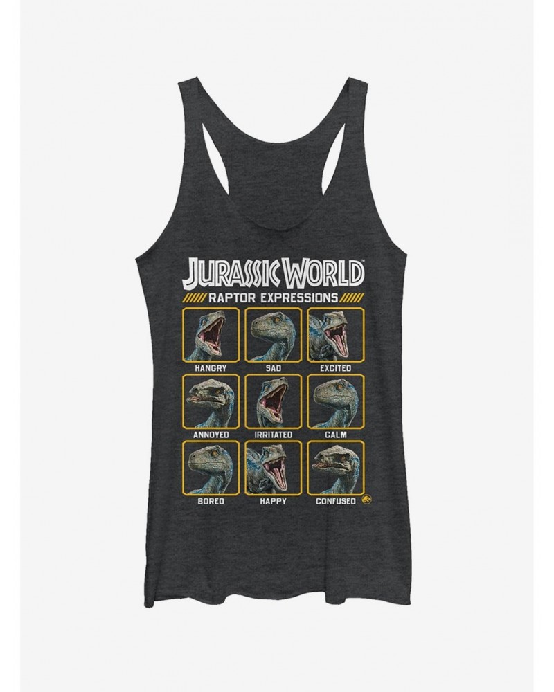 Jurassic World Fallen Kingdom Raptor Expressions Girls Tank $10.15 Tanks