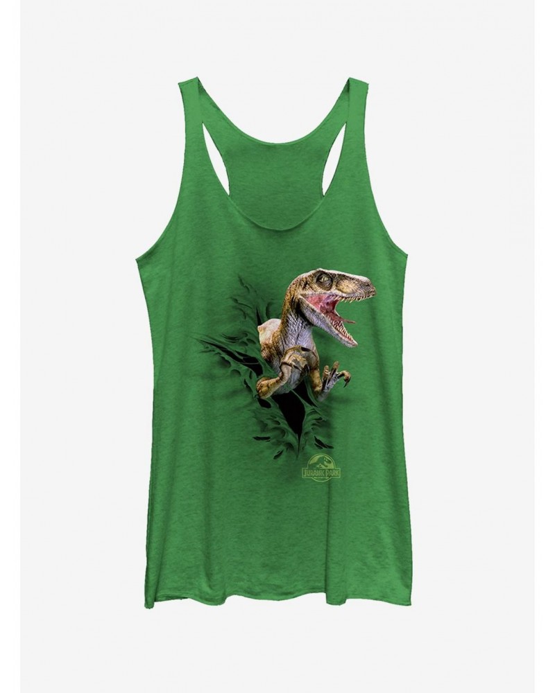 Velociraptor Tear Girls Tank $10.36 Tanks