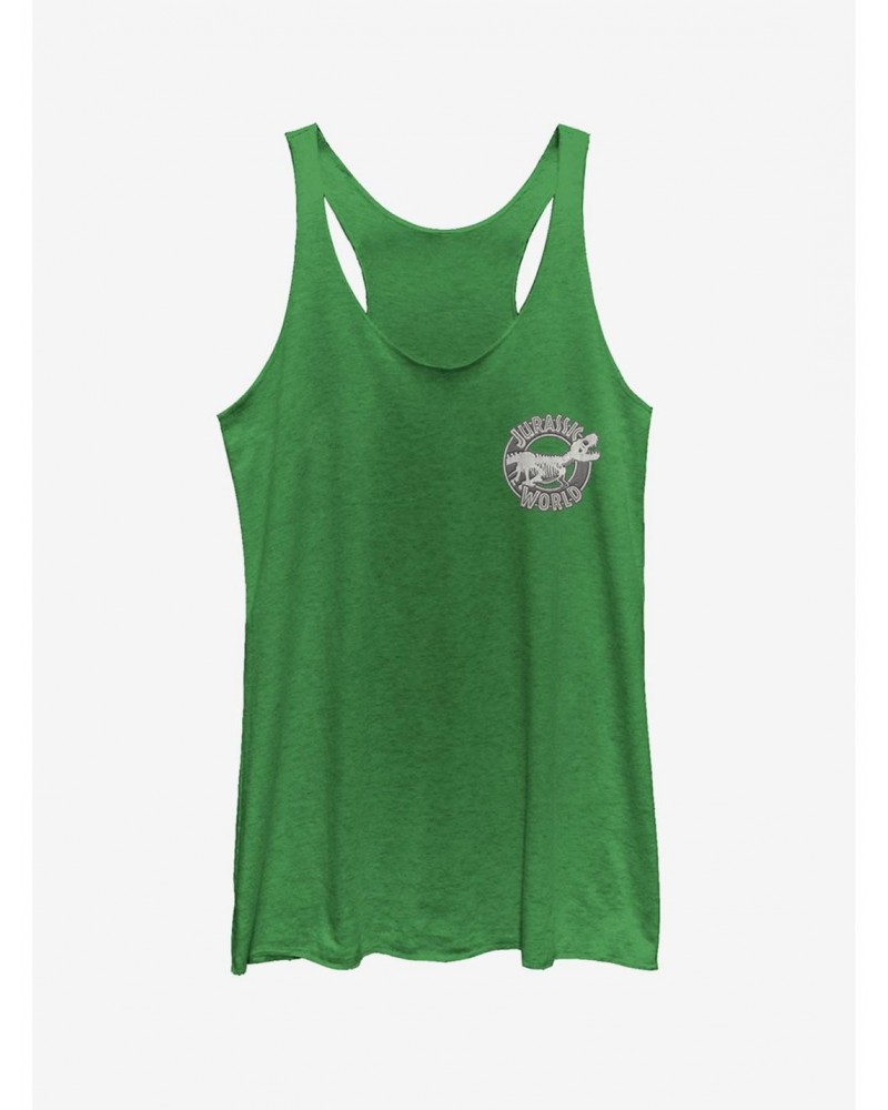 Jurassic World Fallen Kingdom Skeleton Badge Girls Tank $8.50 Tanks