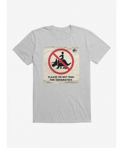 Jurassic World Dominion Do Not Ride Triceratops T-Shirt $9.56 T-Shirts