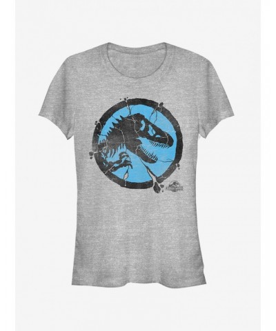 Cracked T. Rex Logo Girls T-Shirt $8.76 T-Shirts