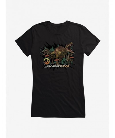 Jurassic World: Camp Cretaceous Grim Limbo & Chaos Baryonyx Girls T-Shirt $7.77 T-Shirts