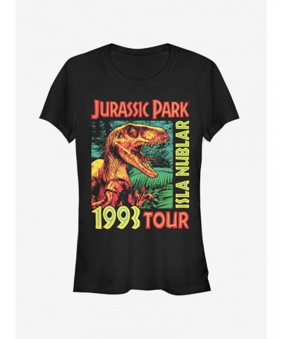 Raptor '93 Isla Nublar Tour Girls T-Shirt $9.96 T-Shirts