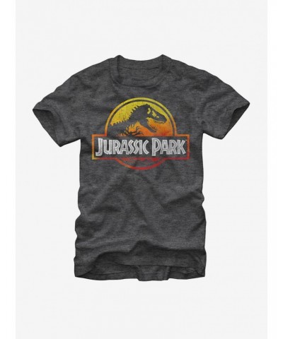 Jurassic Park Logo Fire T-Shirt $9.18 T-Shirts