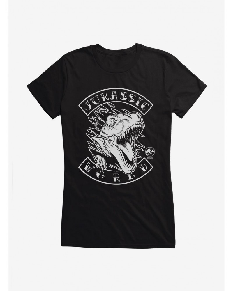 Jurassic World Banner Girls T-Shirt $8.17 T-Shirts