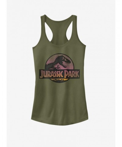 Universal Jurassic Park Safari Logo Girls Tank $6.37 Tanks