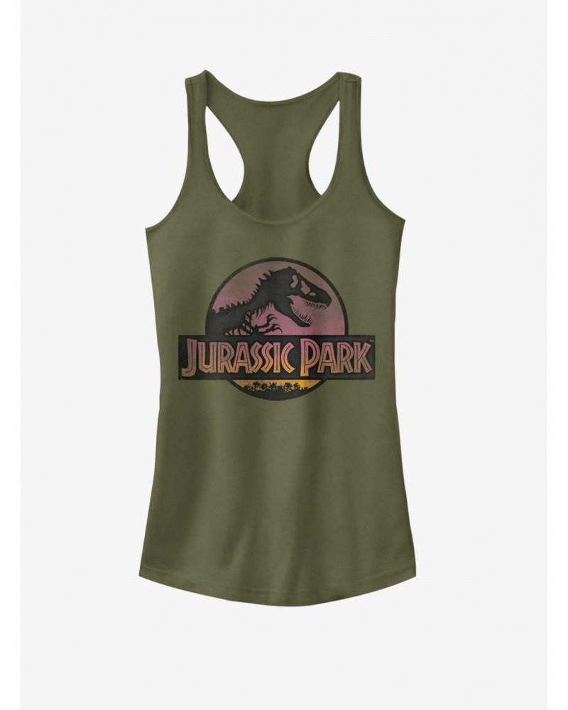 Universal Jurassic Park Safari Logo Girls Tank $6.37 Tanks