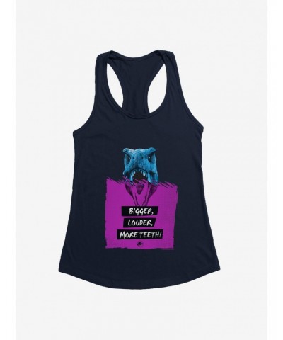 Jurasic World Bigger, Louder, More Teeth! Girls Tank $7.17 Tanks