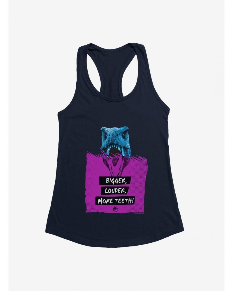 Jurasic World Bigger, Louder, More Teeth! Girls Tank $7.17 Tanks