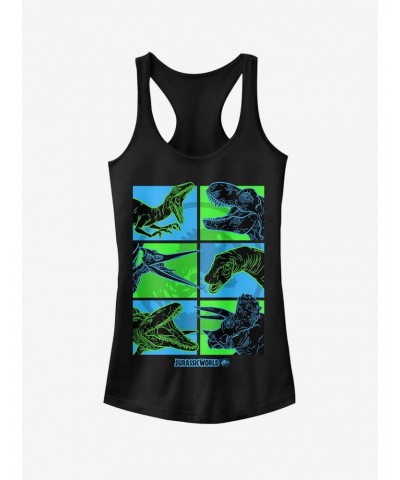 Jurassic World Fallen Kingdom Dino Bingo Girls Tank $7.17 Tanks