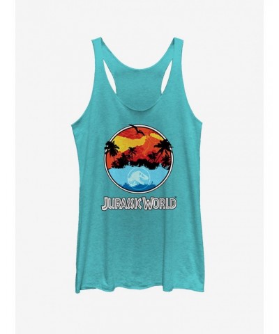 Jurassic World Fallen Kingdom Apocalypse Logo Girls Tank $6.22 Tanks