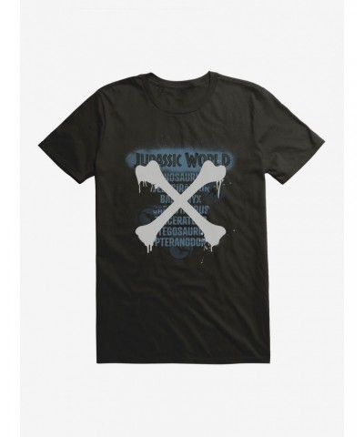 Jurassic World Grafitti Crossbones T-Shirt $6.88 T-Shirts