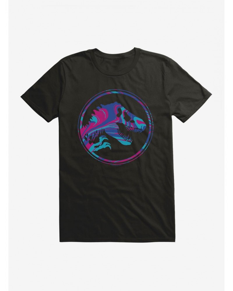 Jurassic World Blue Tone Logo T-Shirt $6.69 T-Shirts