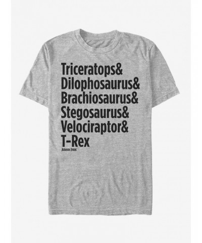 Triceratops and Dilophosaurus T-Shirt $6.50 T-Shirts